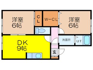 グリーンヒルかなめの物件間取画像